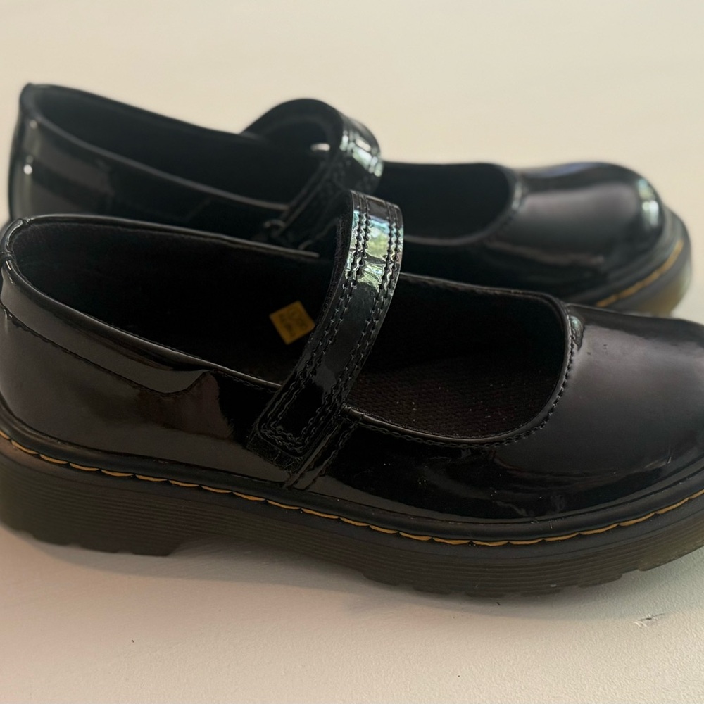Black Patent Leather Kids Shoes